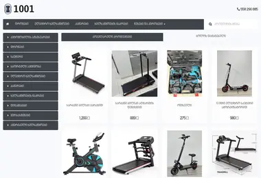 Screenshot of 1001a.ge