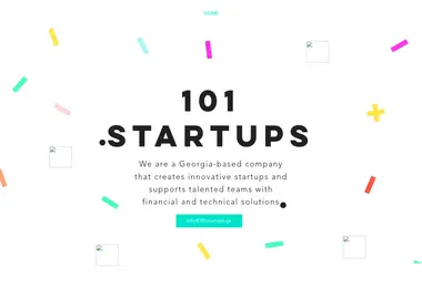 Screenshot of 101startups.ge