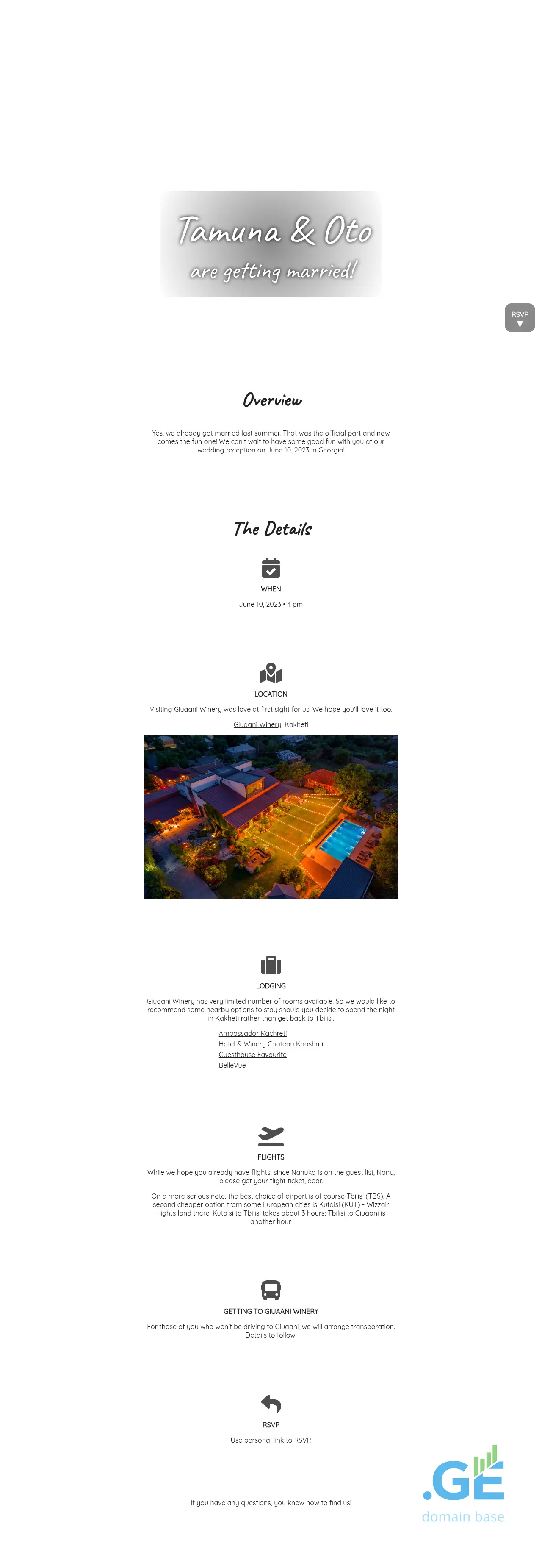Screenshot of the site 10june2023.ge