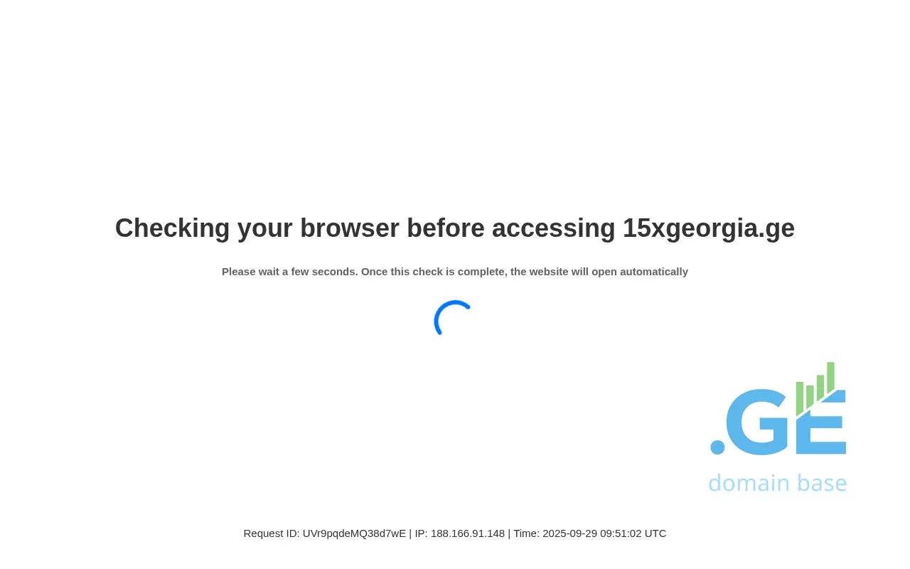 Screenshot of the site 15xgeorgia.ge