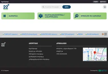 Screenshot of 22.ge