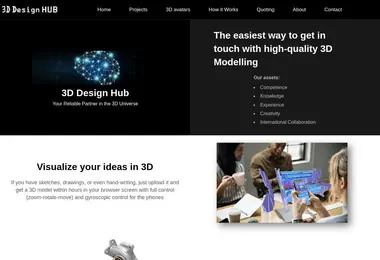 Screenshot of 3ddhub.ge