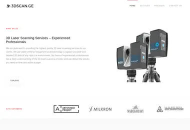 Screenshot of 3dscan.ge