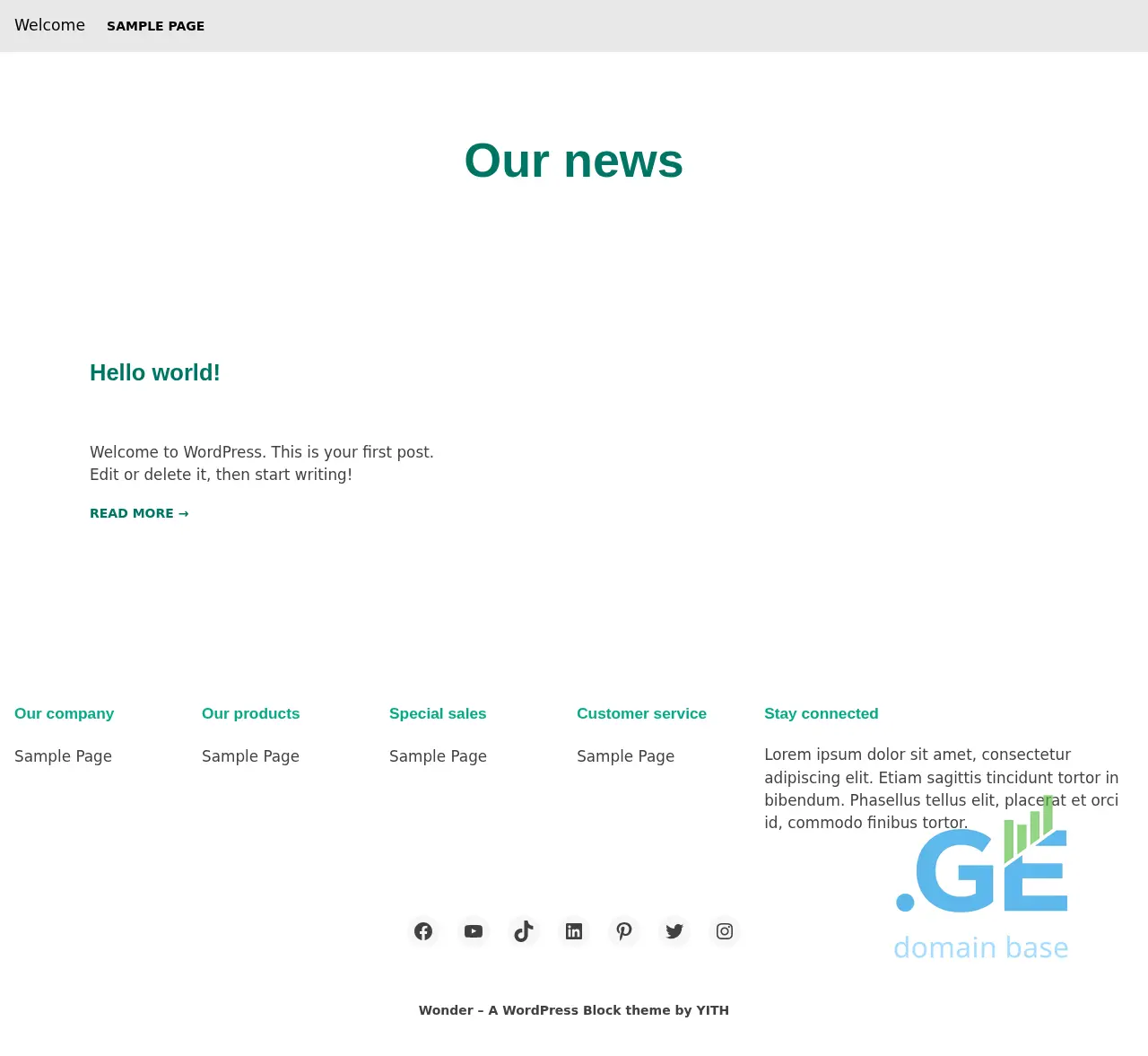 Screenshot of the site 4bl.ge