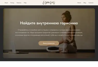 Screenshot of 6senses.ge