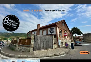 Screenshot of 8roomsmtskheta.ge