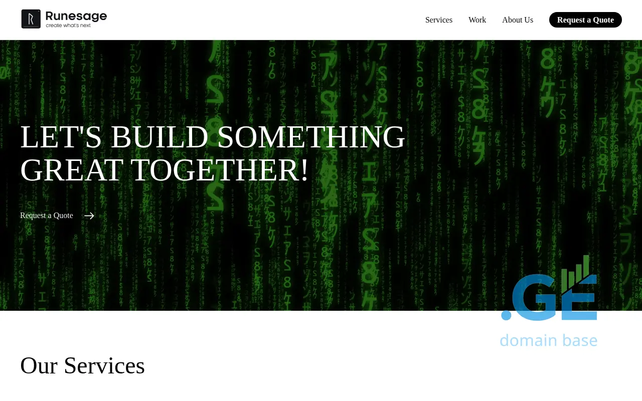 Screenshot of the site 90de.ge