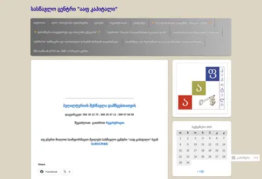 Screenshot of aafcapital.ge