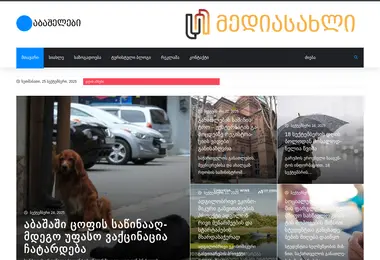 Screenshot of abashelebi.ge