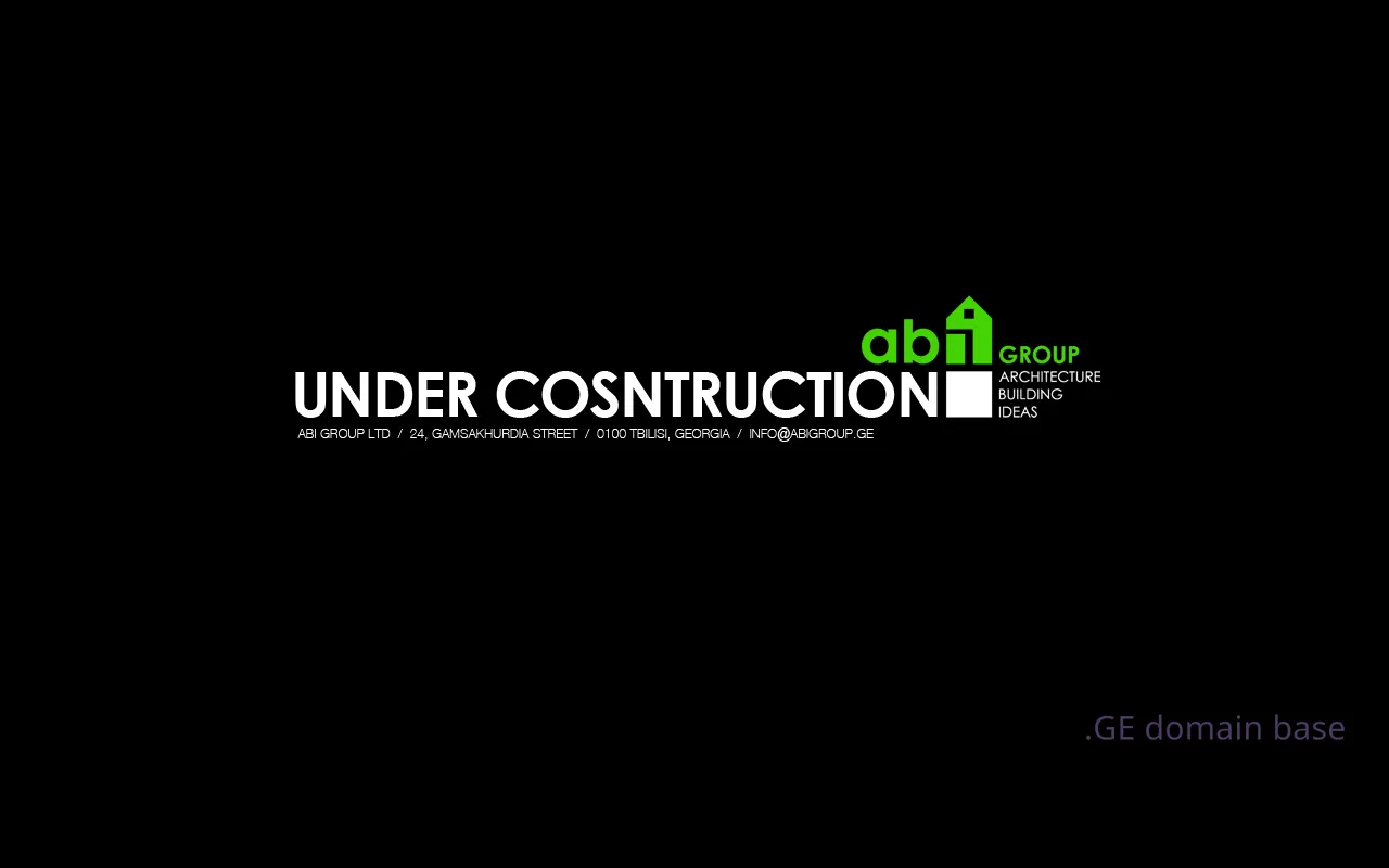 Screenshot of the site abigroup.ge