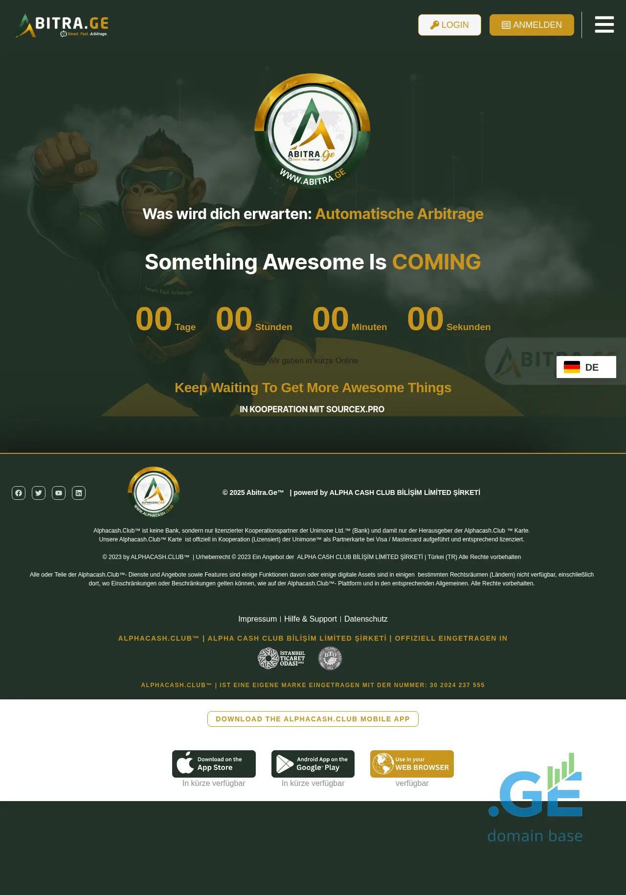 Screenshot of the site abitra.ge