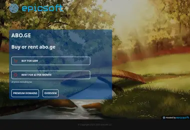 Screenshot of abo.ge