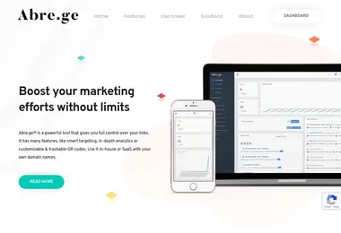 Screenshot of abre.ge