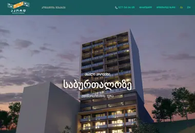 Screenshot of accordi.ge