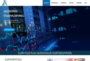 Screenshot of accountinglab.ge