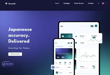 Screenshot of accurai.ge