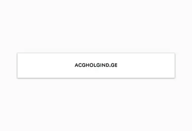 Screenshot of acgholding.ge