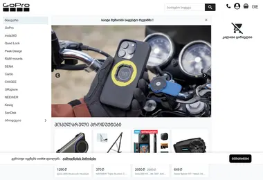 Screenshot of actionpro.ge