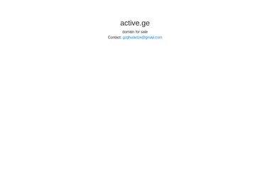Screenshot of active.ge