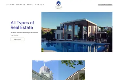 Screenshot of activegroup.ge