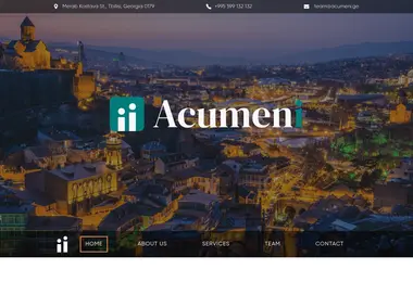 Screenshot of acumeni.ge