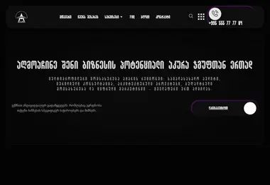 Screenshot of acuragroup.ge