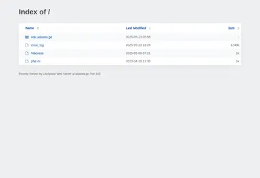Screenshot of adastra.ge
