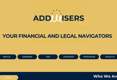 Screenshot of addwisers.ge