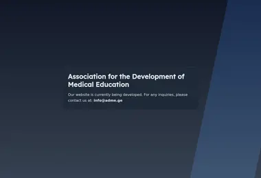 Screenshot of adme.ge