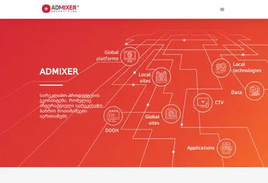 Screenshot of admixer.ge