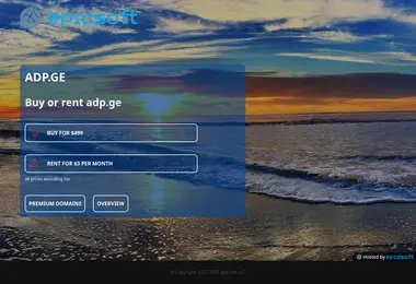 Screenshot of adp.ge