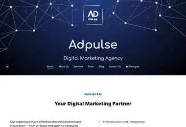 Screenshot of adpulse.ge