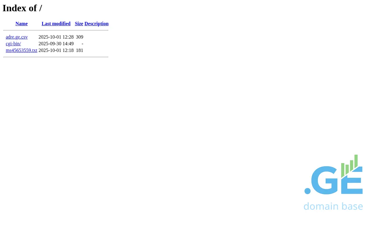 Screenshot of the site adre.ge