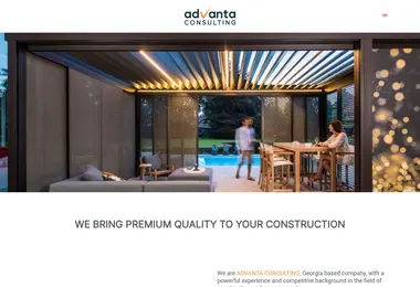 Screenshot of advantaconsulting.ge