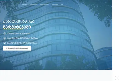 Screenshot of advex.ge