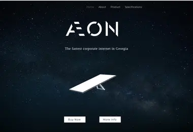 Screenshot of aeonx.ge