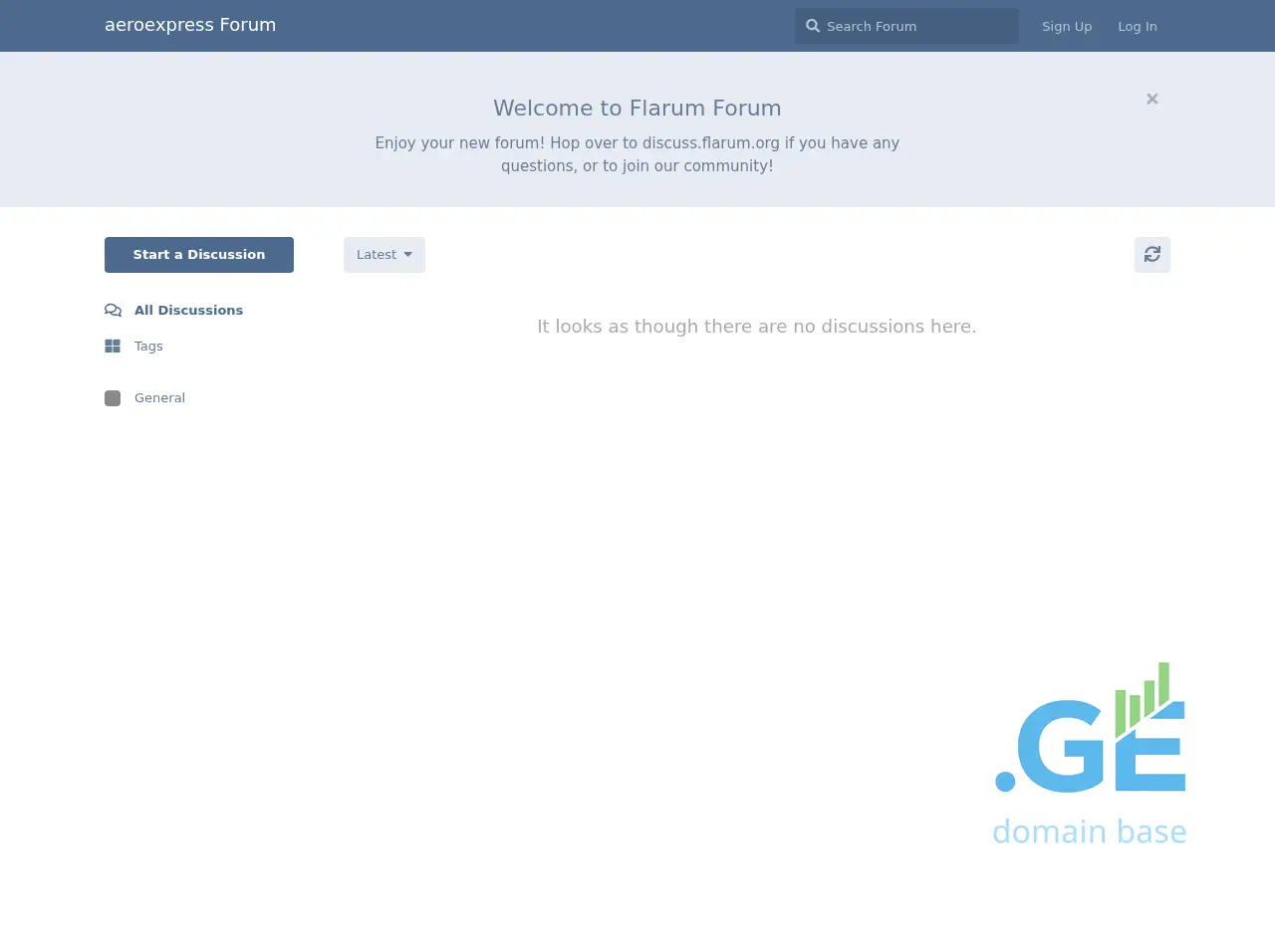 Screenshot of the site aeroexpress.ge