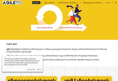 Screenshot of agilementor.ge
