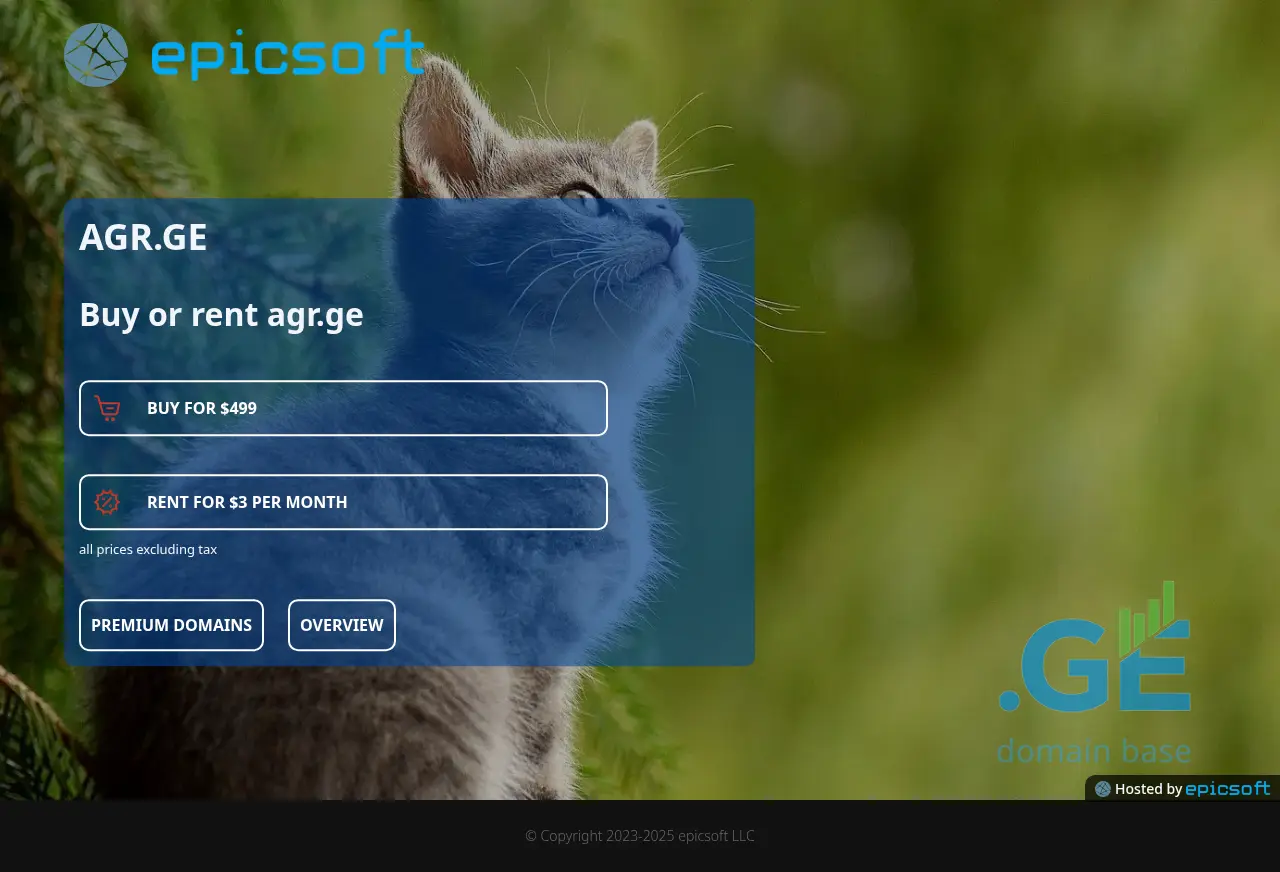Screenshot of the site agr.ge