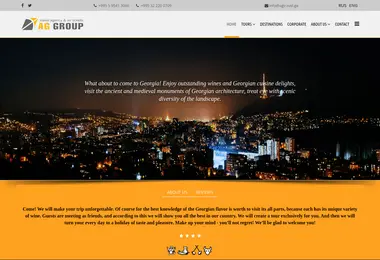 Screenshot of agtravel.ge