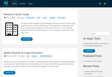 Screenshot of aiapps.ge