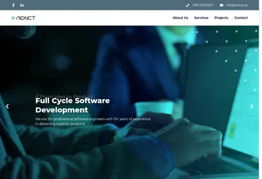 Screenshot of aidnet.ge