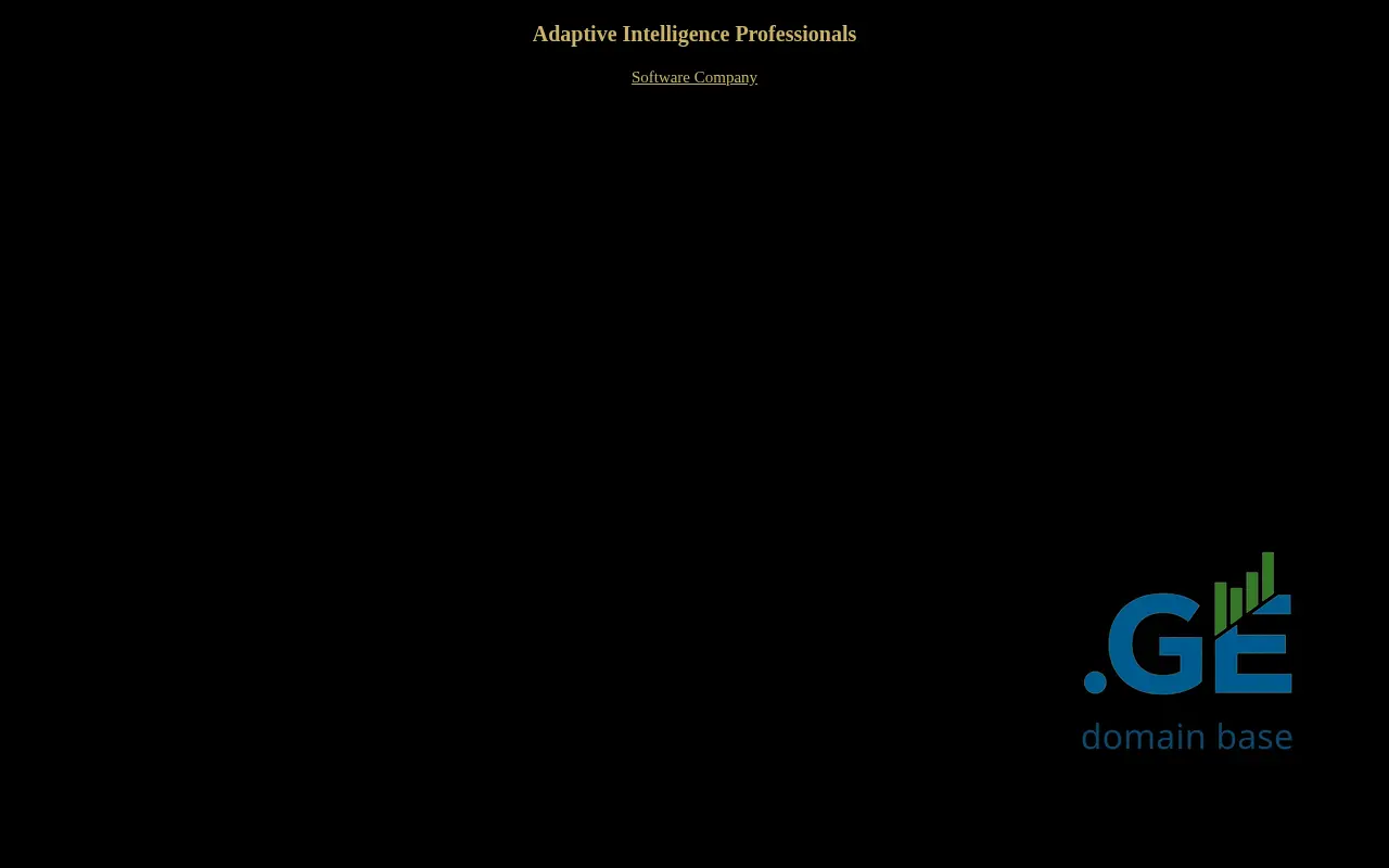 Screenshot of the site aipro.ge