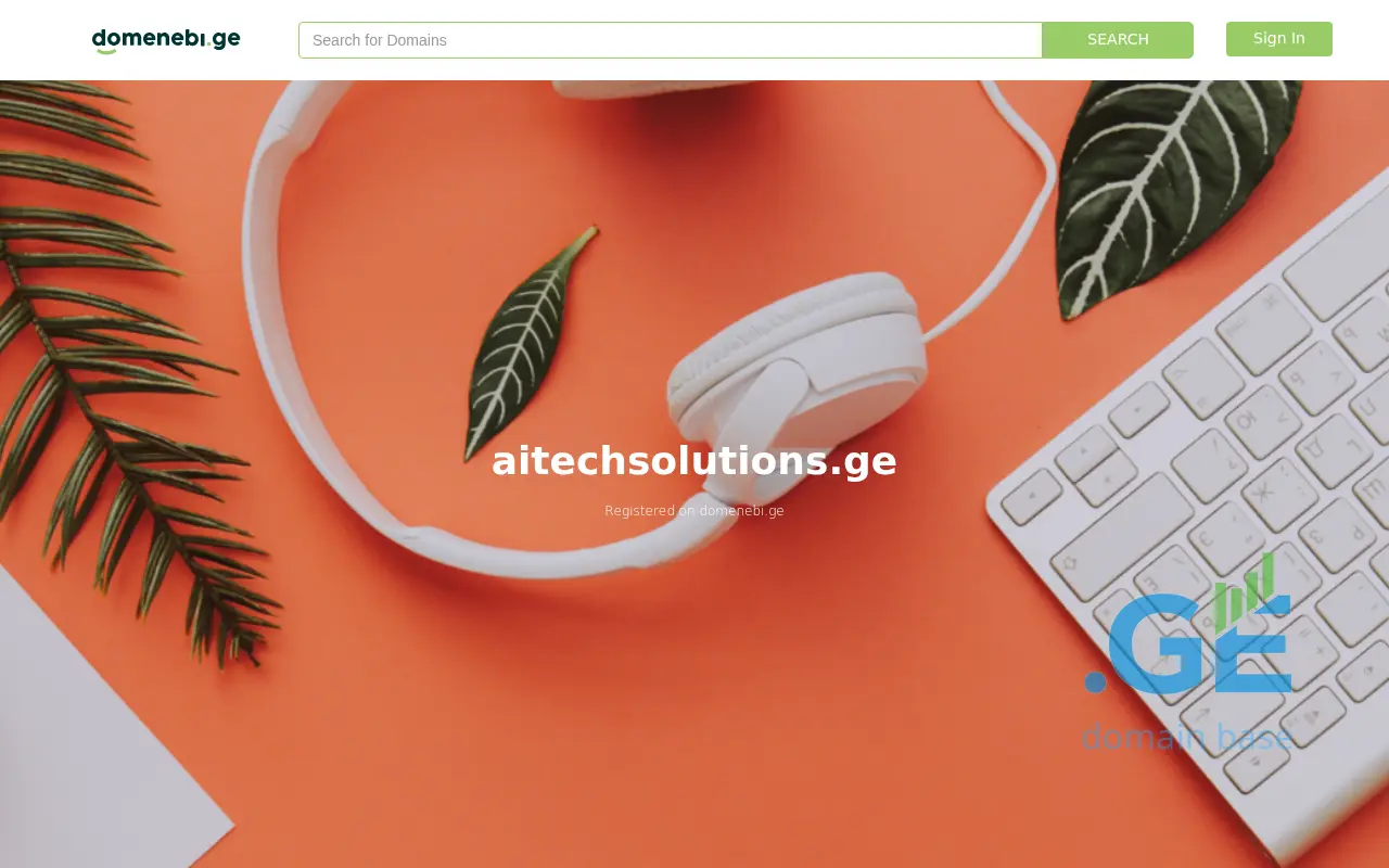 Screenshot of the site aitechsolutions.ge