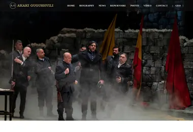 Screenshot of akakigugushvili.ge