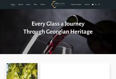 Screenshot of akhmeteli.ge
