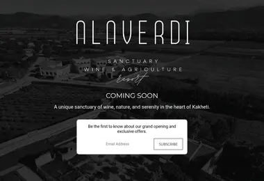 Screenshot of alaverdiresort.ge