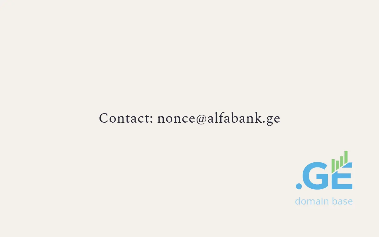Screenshot of the site alfabank.ge