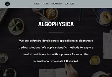 Screenshot of algophysica.ge