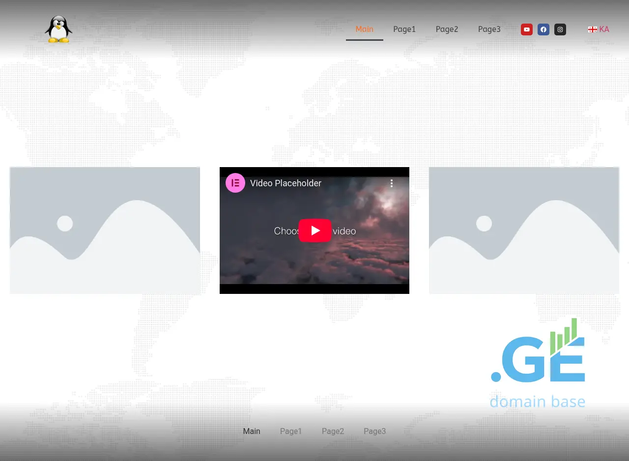 Screenshot of the site allaxis.ge